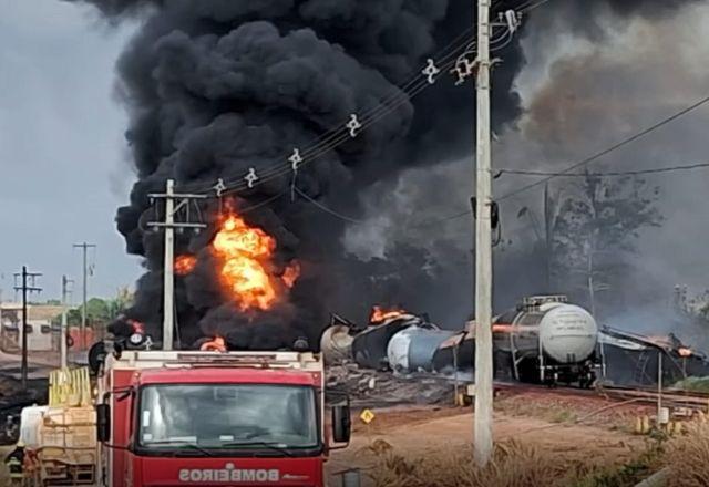 Vale é multada em mais de R$ 250 milhões após acidente com trem carregado de combustível no Maranhão