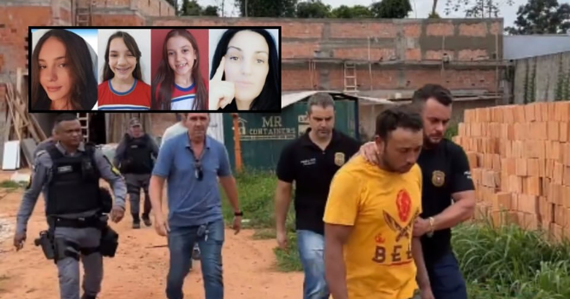 Maranhense estuprou e matou mãe e três filhas em Mato Grosso