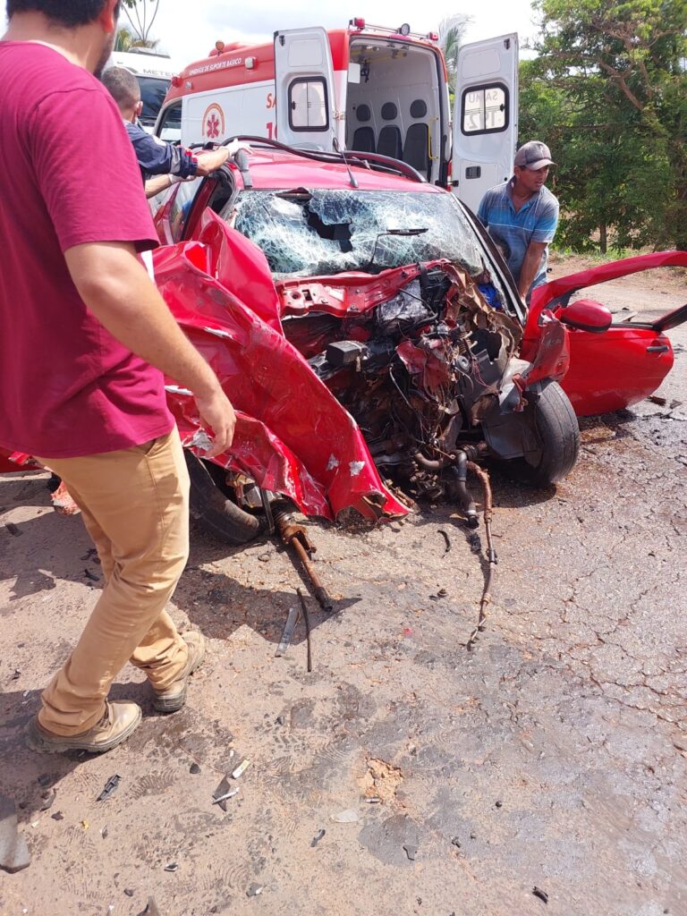Grave acidente deixa uma pessoa morta na BR-135 em Dom Pedro no Maranhão