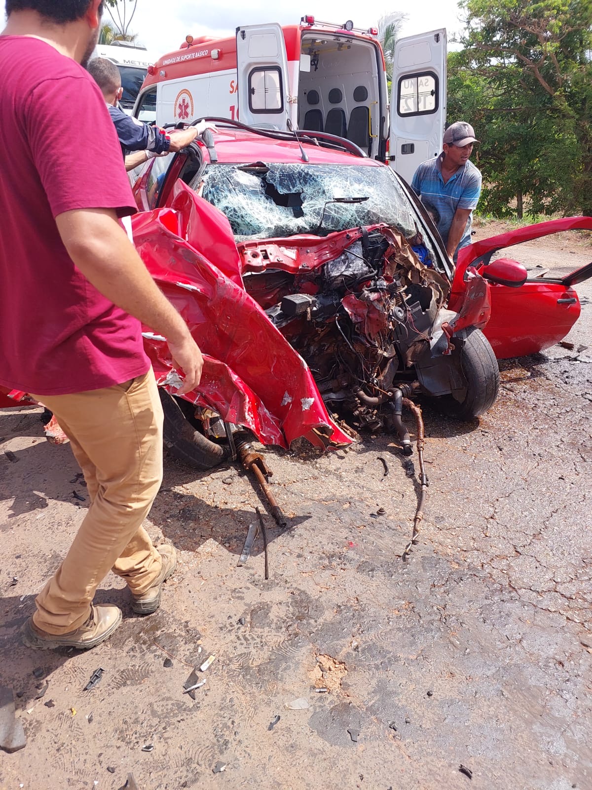 Grave acidente deixa uma pessoa morta na BR-135 em Dom Pedro no Maranhão