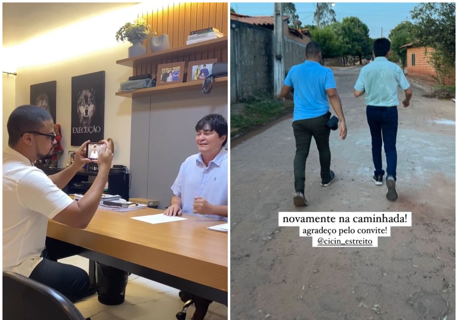 Fotógrafo oficial de Léo Cunha abandona pré-campanha do prefeito e declara apoio ao ex-prefeito Cicin de Estreito