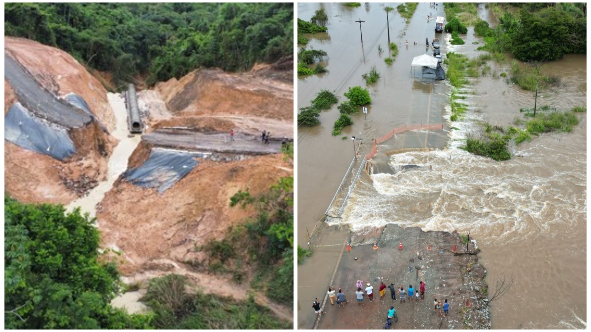 Maranhão tem três trechos de BRs interditados devido as fortes chuvas