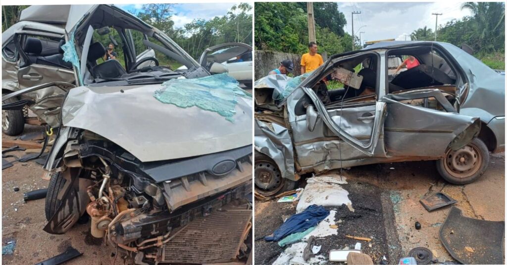 Dois homens morrem em grave acidente após roubar veículo no interior do Maranhão