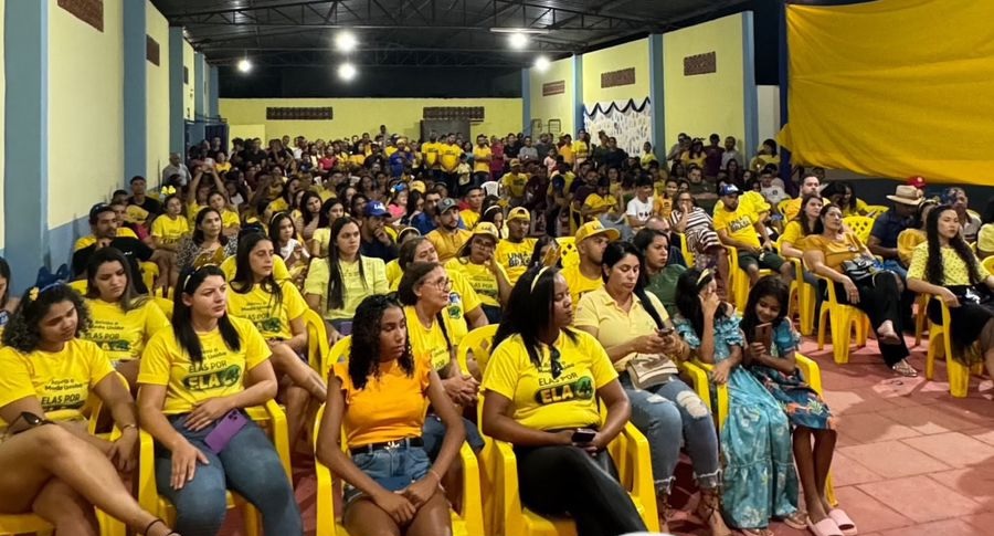 Prefeita Luiza Coutinho realiza encontro com jovens e recebe apoio maciço da juventude em Feira Nova do Maranhão