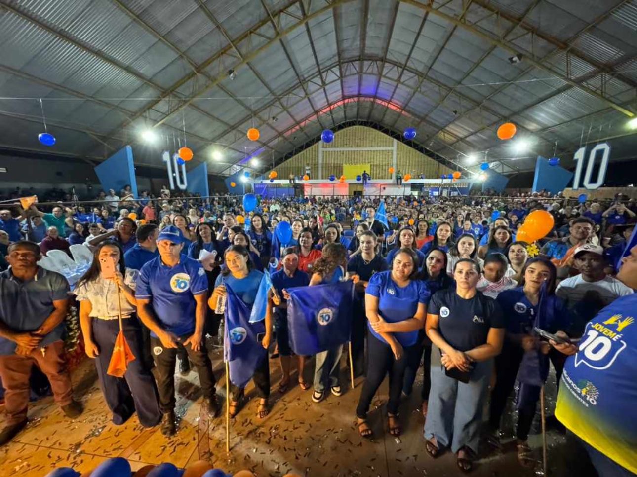 Prefeito Rômulo Arruda consolida sua candidatura a reeleição com grande convenção em São Pedro dos Crentes