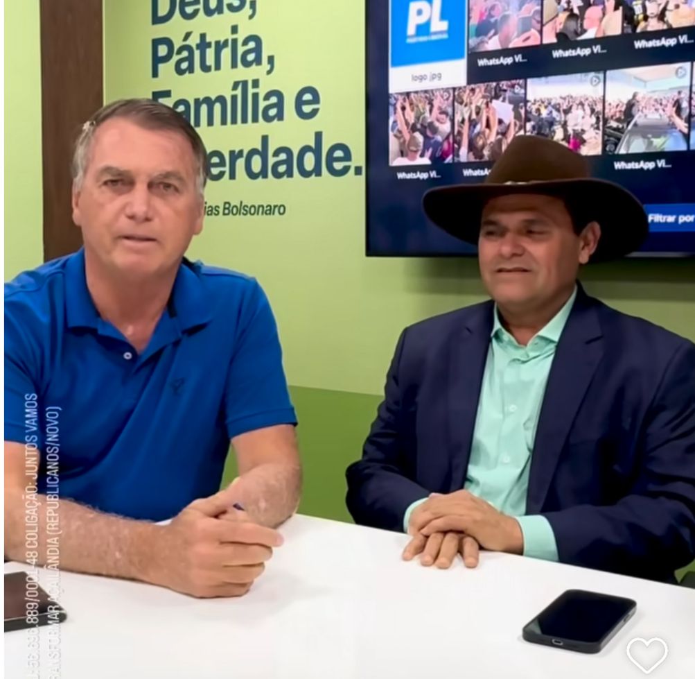 Paulo Lira é recebido por Bolsonaro e discute futuro de Açailândia