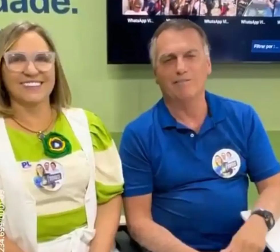 Ao lado de candidata a vereadora, Bolsonaro confirma sua visita em São Luís ainda este mês