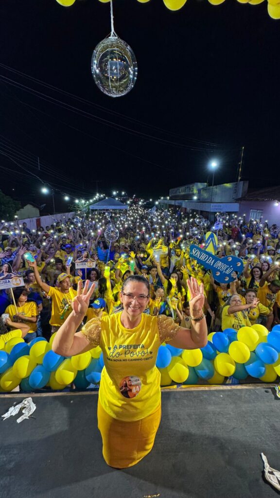 Luiza Coutinho encerra campanha consolidada na presença de multidão em Feira Nova