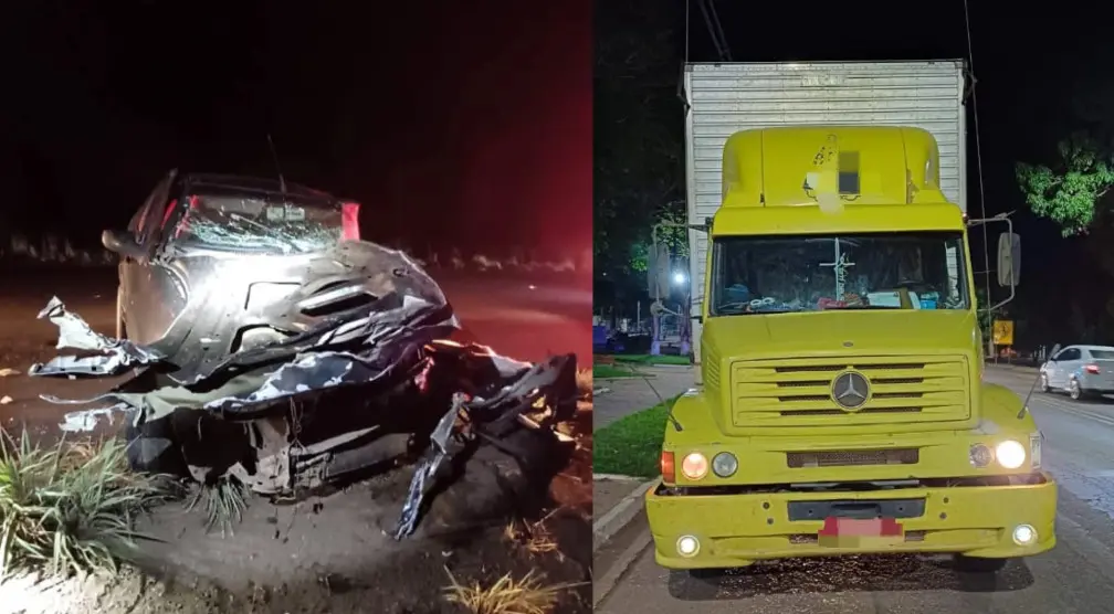 Motorista fica gravemente ferido após colisão com um caminhão na BR-010 em Açailândia