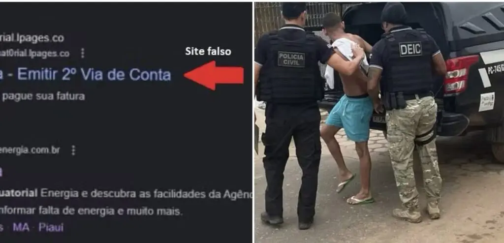 Grupo de hackers é alvo de operação da polícia em Imperatriz após criar site falso da Equatorial para desviar valores