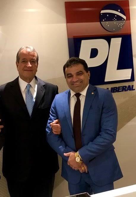 Valdemar Costa Neto estará neste sábado (14) em São Luís durante encontro estadual do PL liderado por Josimar