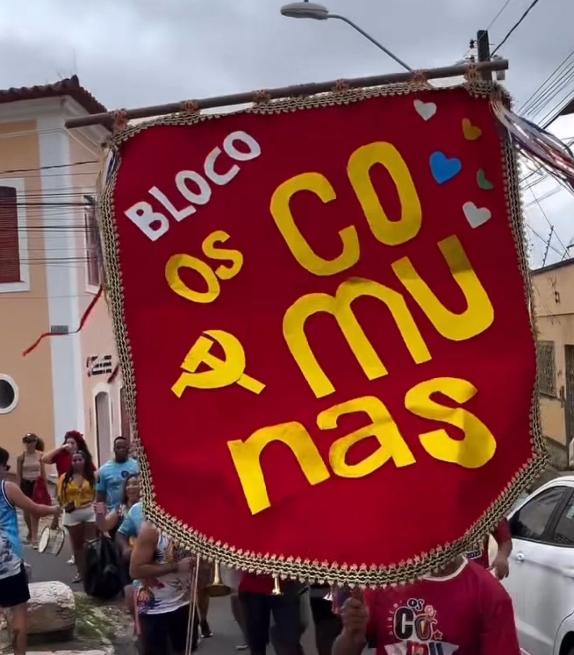 Bloco “Os Comunas” é realizado por membros do Partido Comunista do Brasil no Maranhão