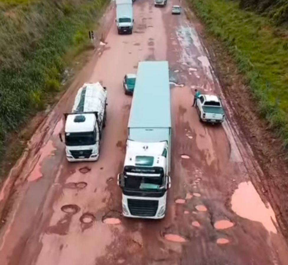 Situação de abandono da BR-316 pelo DNIT no Maranhão causa prejuízos aos motoristas